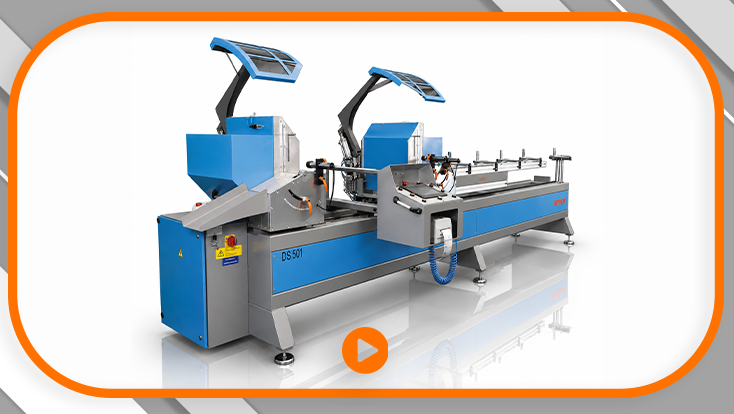 DS-501 ÇİFT KAFA KESİM MAKİNASI